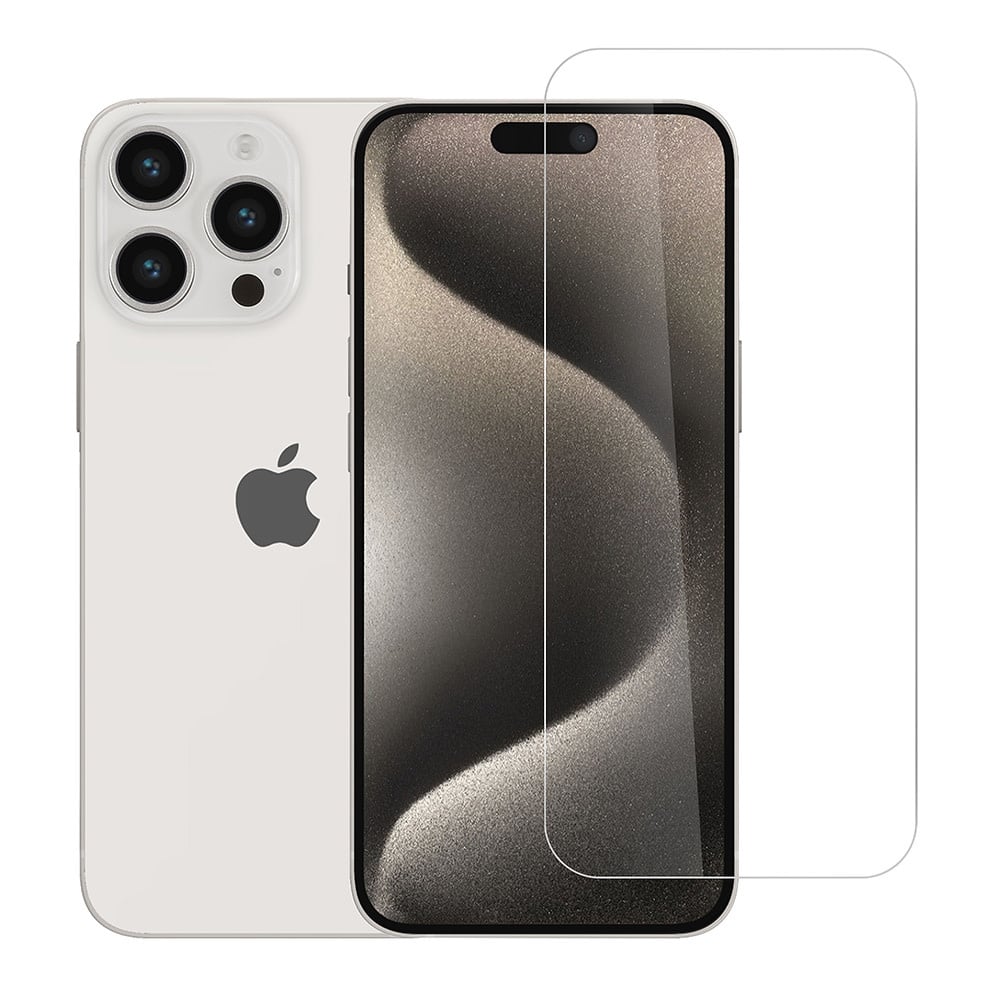 Tuniq iPhone 16 Pro Max - Προστασία Οθόνης - Αντιχαρακτικό Γυαλί / Tempered Glass - Διάφανο