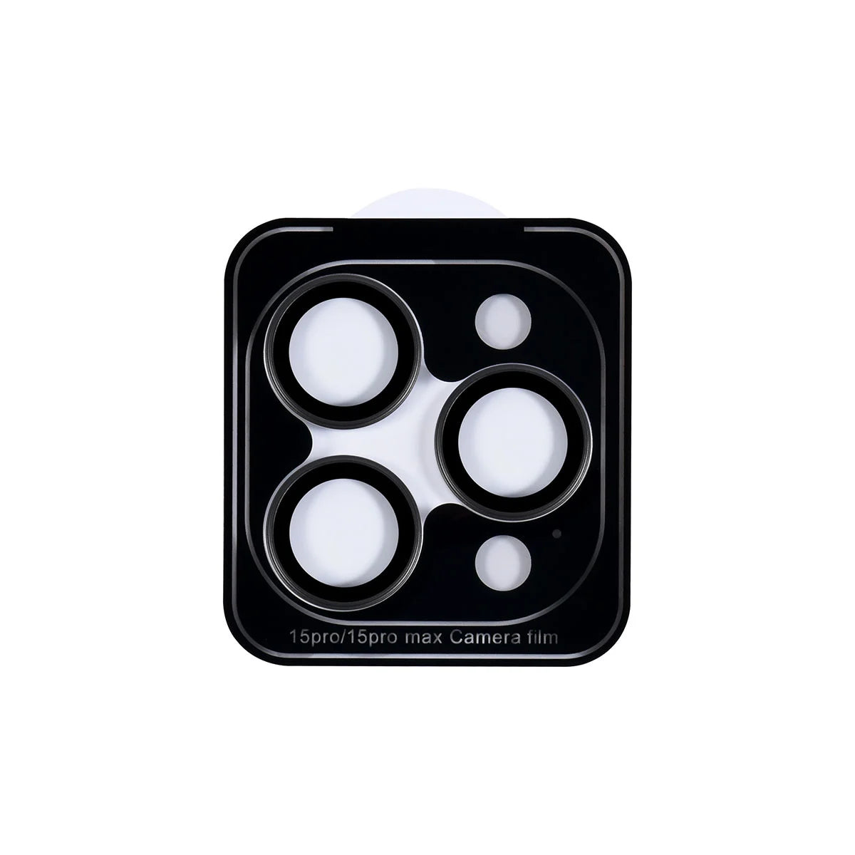 Tuniq iPhone 15 Pro / 15 Pro Max - Προστασία Κάμερας - Αντιχαρακτικό Γυαλί - Διάφανο / Μαύρο