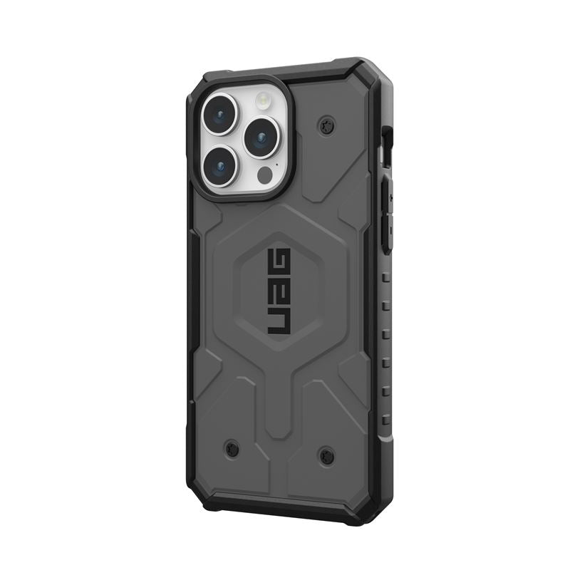 UAG iPhone 15 Pro Max Pathfinder MagSafe Series Σκληρή Θήκη με MagSafe - Silver