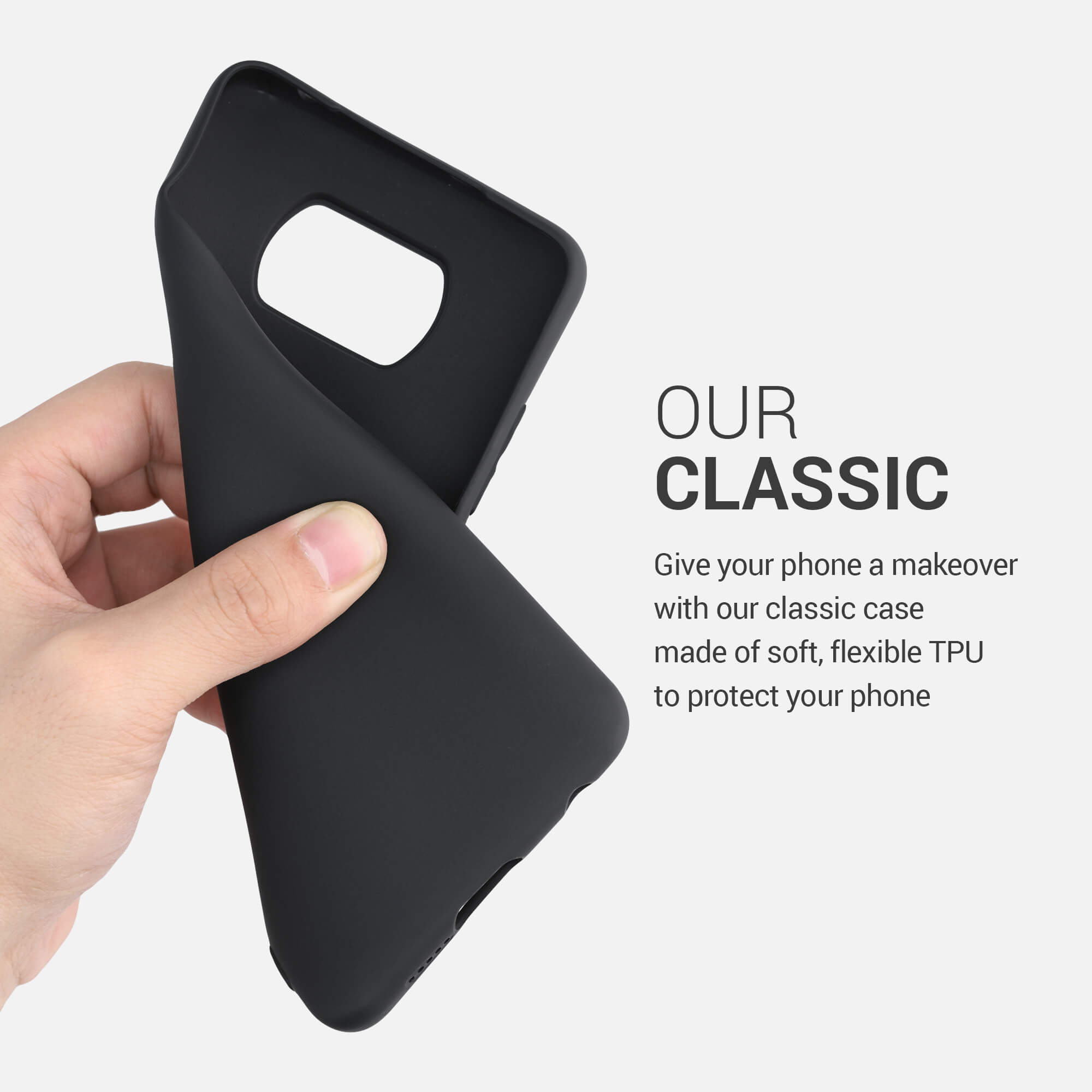 KW Xiaomi Poco X3 NFC Θήκη Σιλικόνης TPU - Black Matte - 53482.47