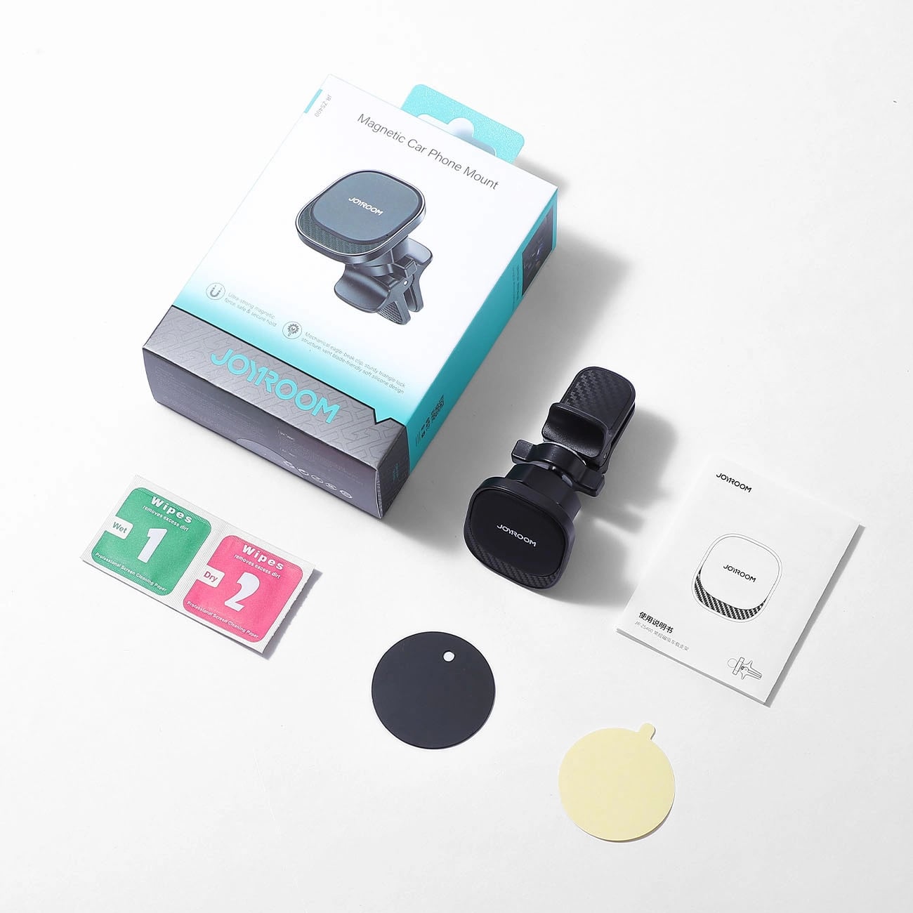 Joyroom Universal Μαγνητική Βάση Αυτοκινήτου Αεραγωγού - Black - JR-ZS400