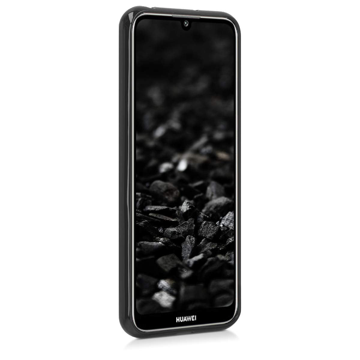 KW Huawei Y6 2019 Θήκη Σιλικόνης TPU - Black Matte - 48122.47