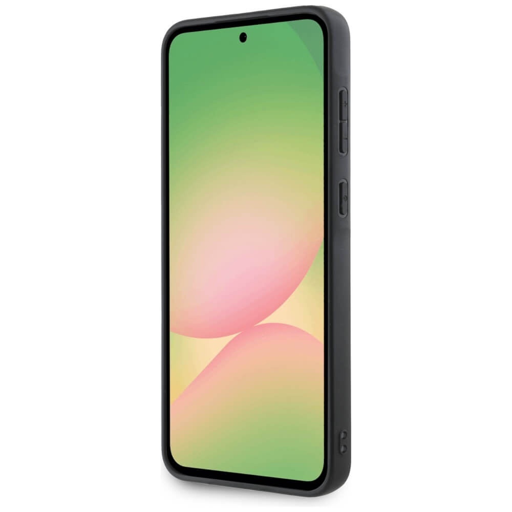 Red Bull Samsung Galaxy A36 5G - Meshed Red Ring - Σκληρή Θήκη με Επένδυση Συνθετικού Δέρματος και Πλαίσιο Σιλικόνης - Navy Blue - RBHCSA3624PUILVR