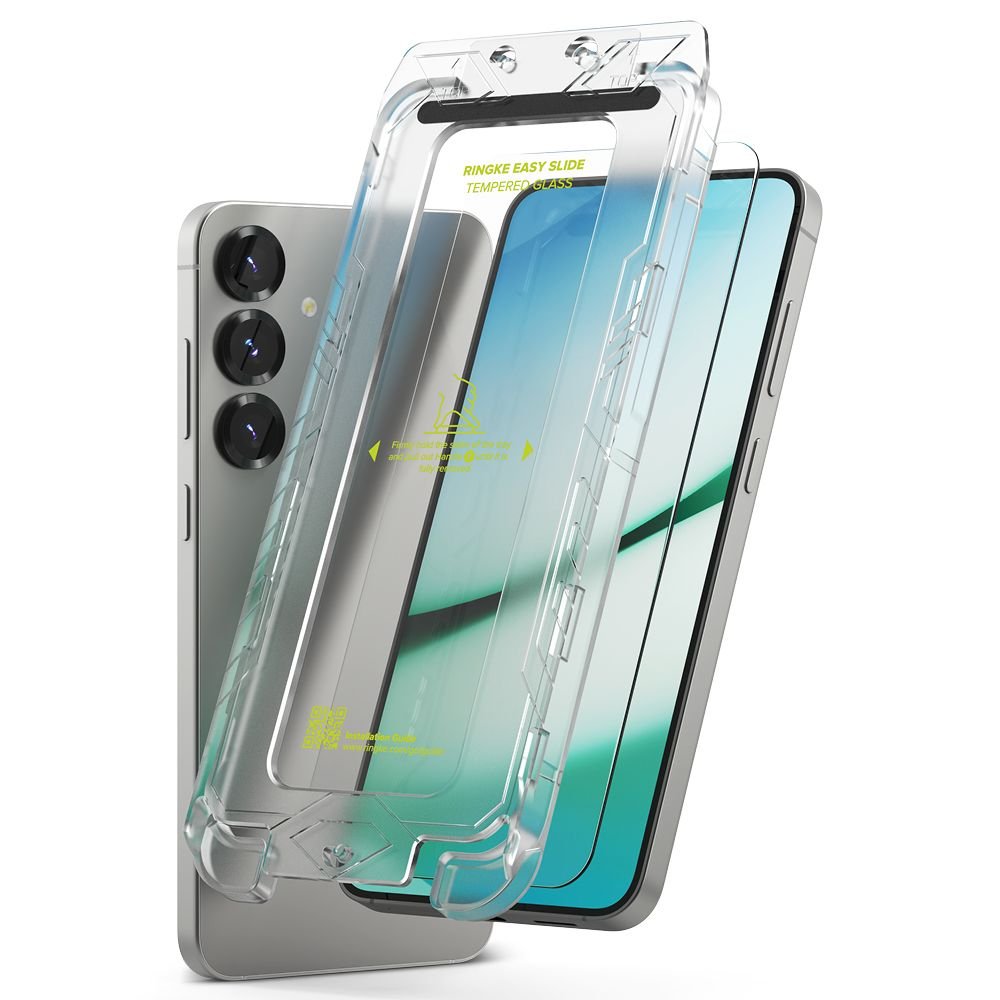 Ringke Samsung Galaxy S25 Plus Easy Slide 2.5D 9H Αντιχαρακτικό Γυαλί Οθόνης - 2 Τεμάχια - Clear