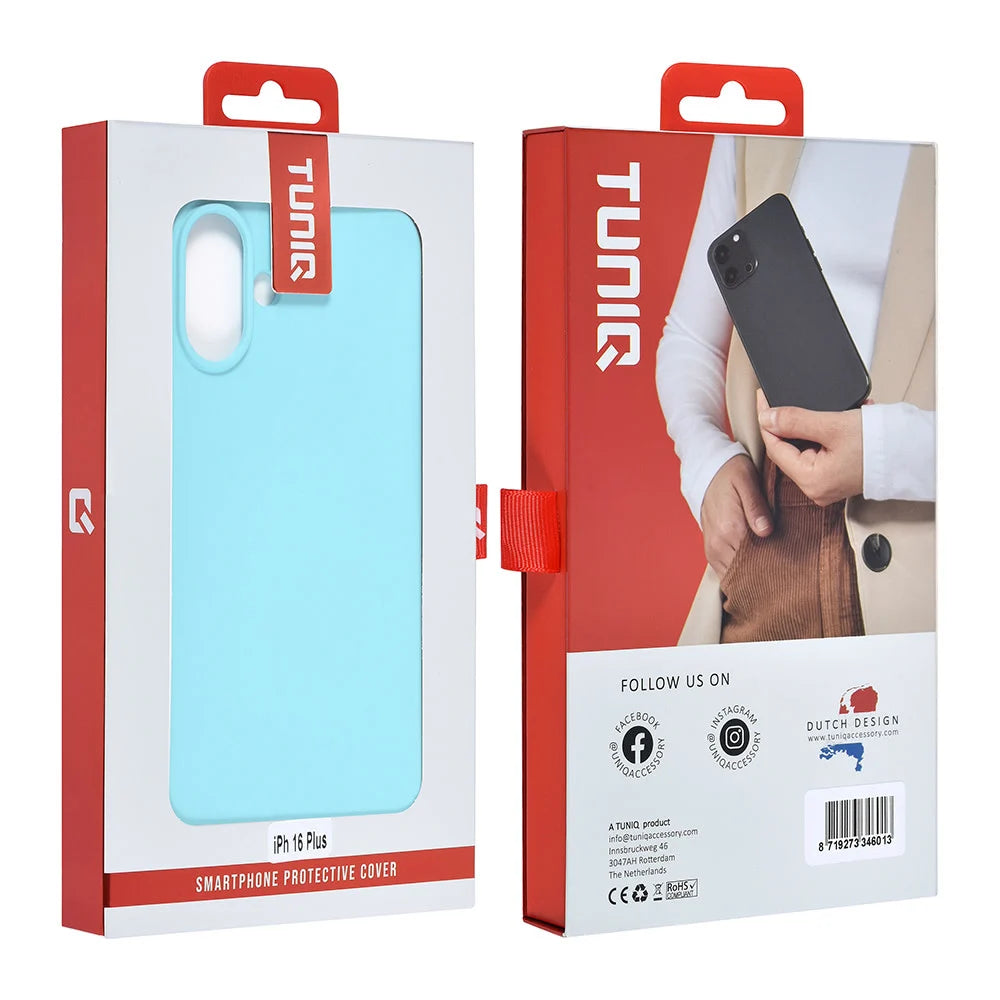 Tuniq iPhone 16 Plus Θήκη Σιλικόνης - Blue