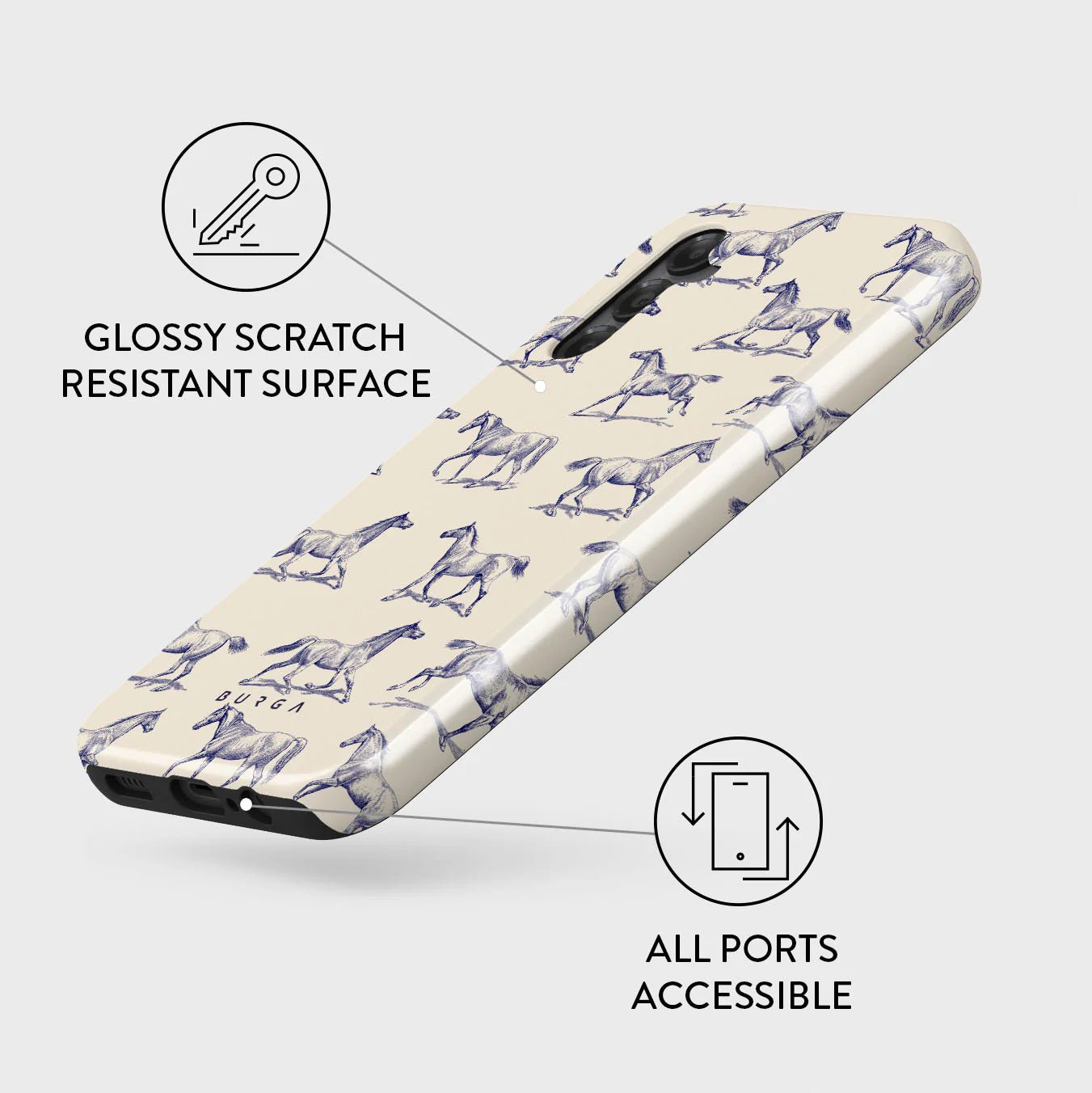 Burga Samsung Galaxy A25 5G Fashion Tough Σκληρή Θήκη - Derby Race