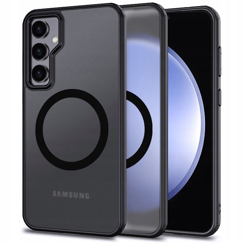 Tech - Protect Samsung Galaxy A55 5G MagMat Σκληρή Θήκη με Πλαίσιο Σιλικόνης και MagSafe - Matte Black