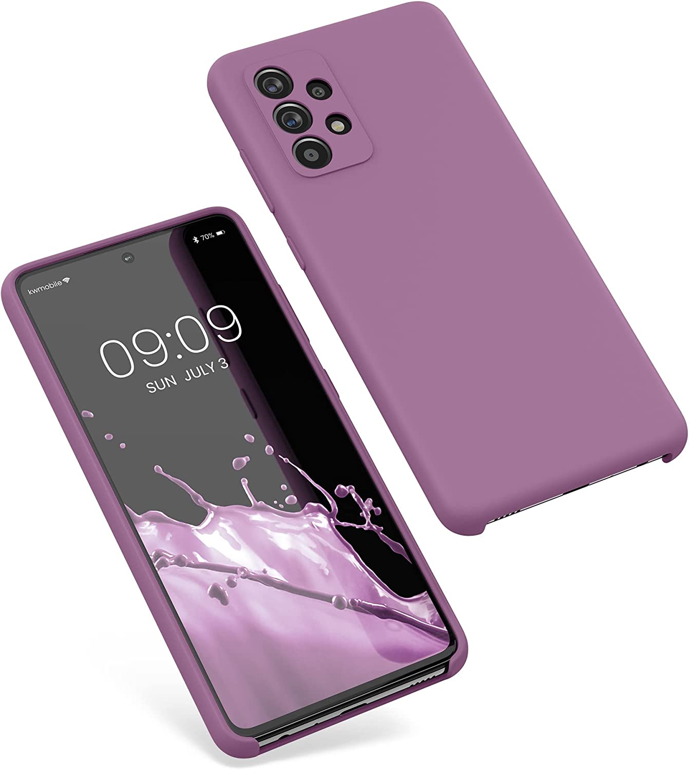 KW Samsung Galaxy A52 / A52 5G / A52s 5G Θήκη Σιλικόνης Rubber TPU - Orchid Purple - 54347.235