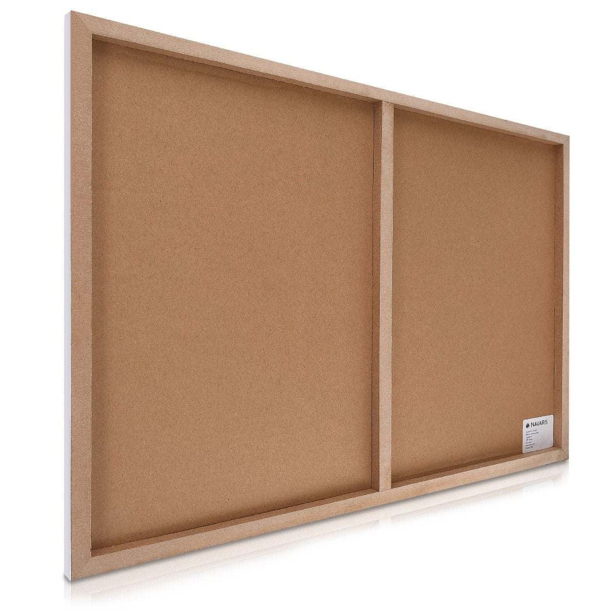 Navaris Magnetic Notice Memo Board 60 x 40 cm - Μαγνητικός Πίνακας με Scratch off Χάρτη - Design World Map - White - 46332.01
