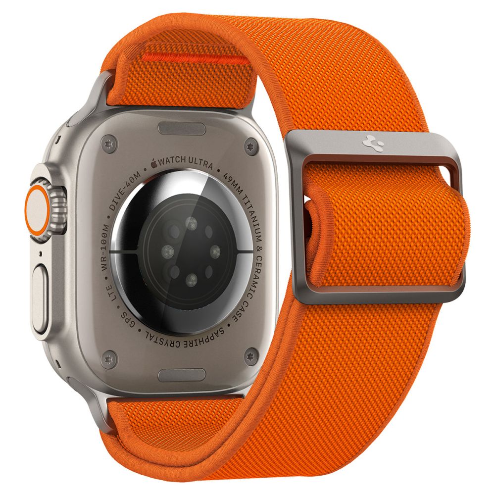 Spigen Λουράκι Apple Watch 8/9/10/11 - SE (1/2/3) - Ultra (1/2/3) – 44/45/46/49mm Fit Lite Ultra - Orange