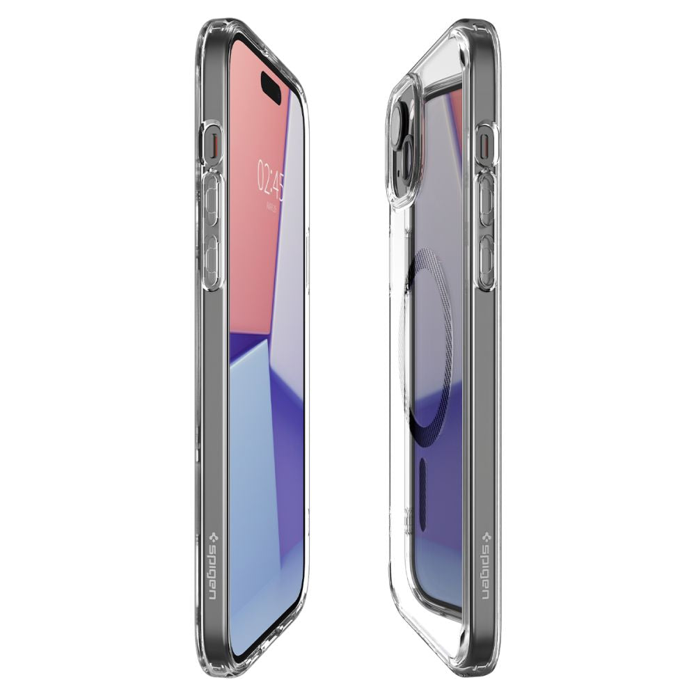 Spigen iPhone 15 Ultra Hybrid Mag Σκληρή Θήκη με Πλαίσιο Σιλικόνης Και MagSafe - Carbon Fiber
