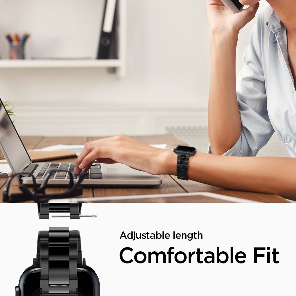 Spigen Λουράκι Apple Watch 4/5/6/7/8/9/10/11 - SE (1/2/3) - 38/40/41/42mm Modern Fit - Black