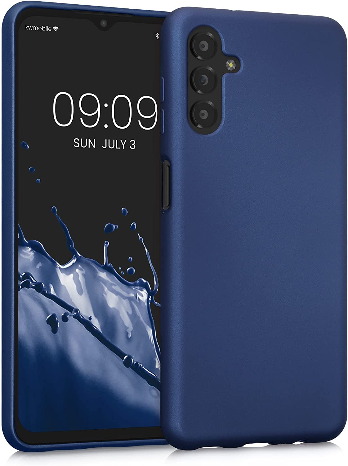 KW Samsung Galaxy A13 5G Θήκη Σιλικόνης TPU - Metallic Blue - 59741.64