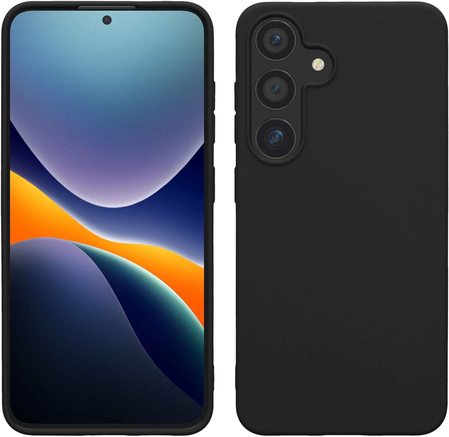 KW Samsung Galaxy S24 Θήκη Σιλικόνης TPU - Black