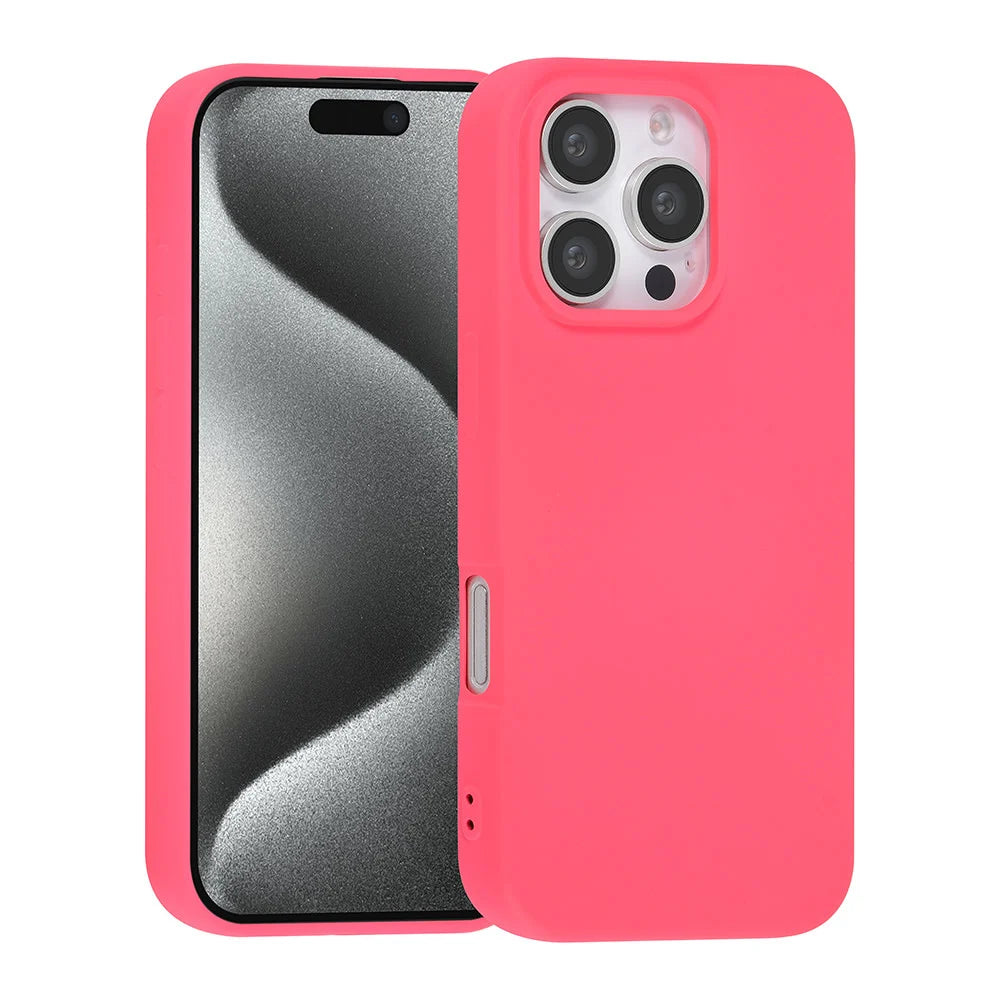 Tuniq iPhone 16 Pro Θήκη Σιλικόνης - Hot Pink