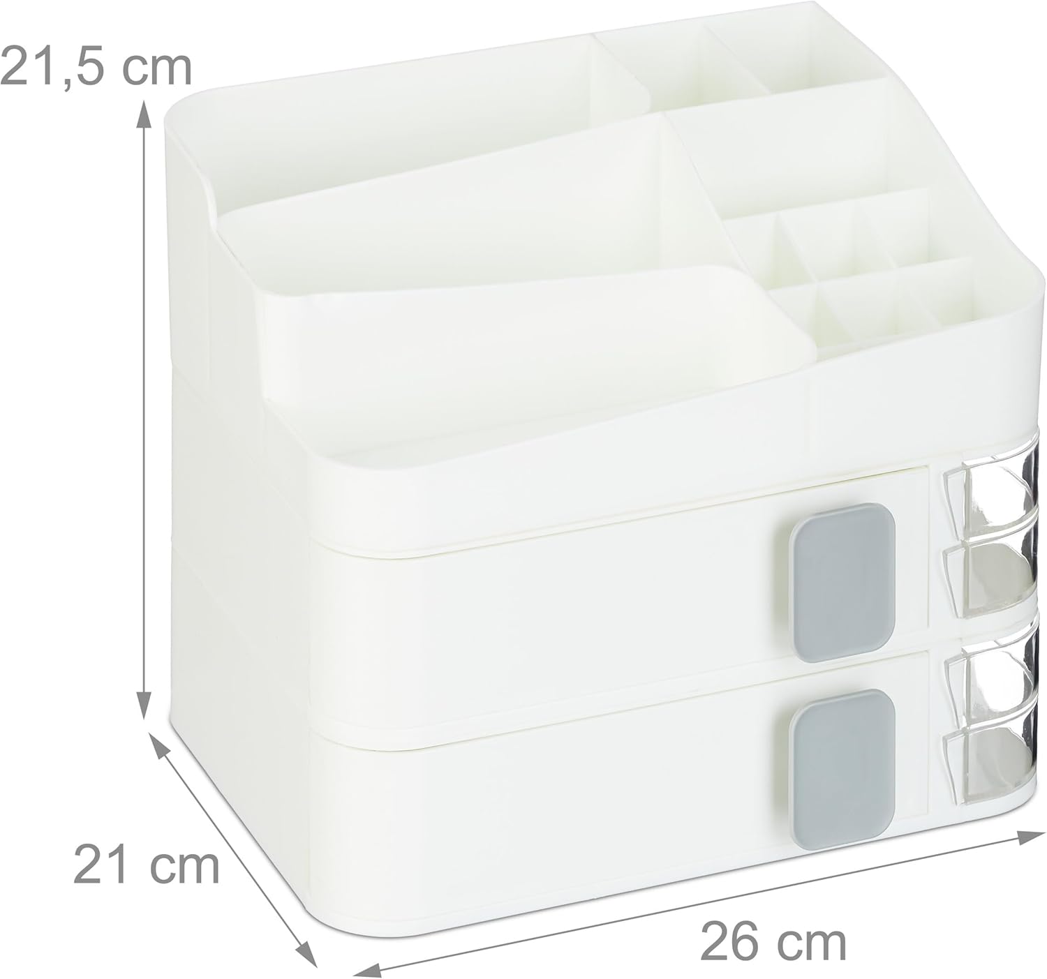 Relaxdays Οργανωτής Καλλυντικών με Συρτάρια - White - 4052025479442