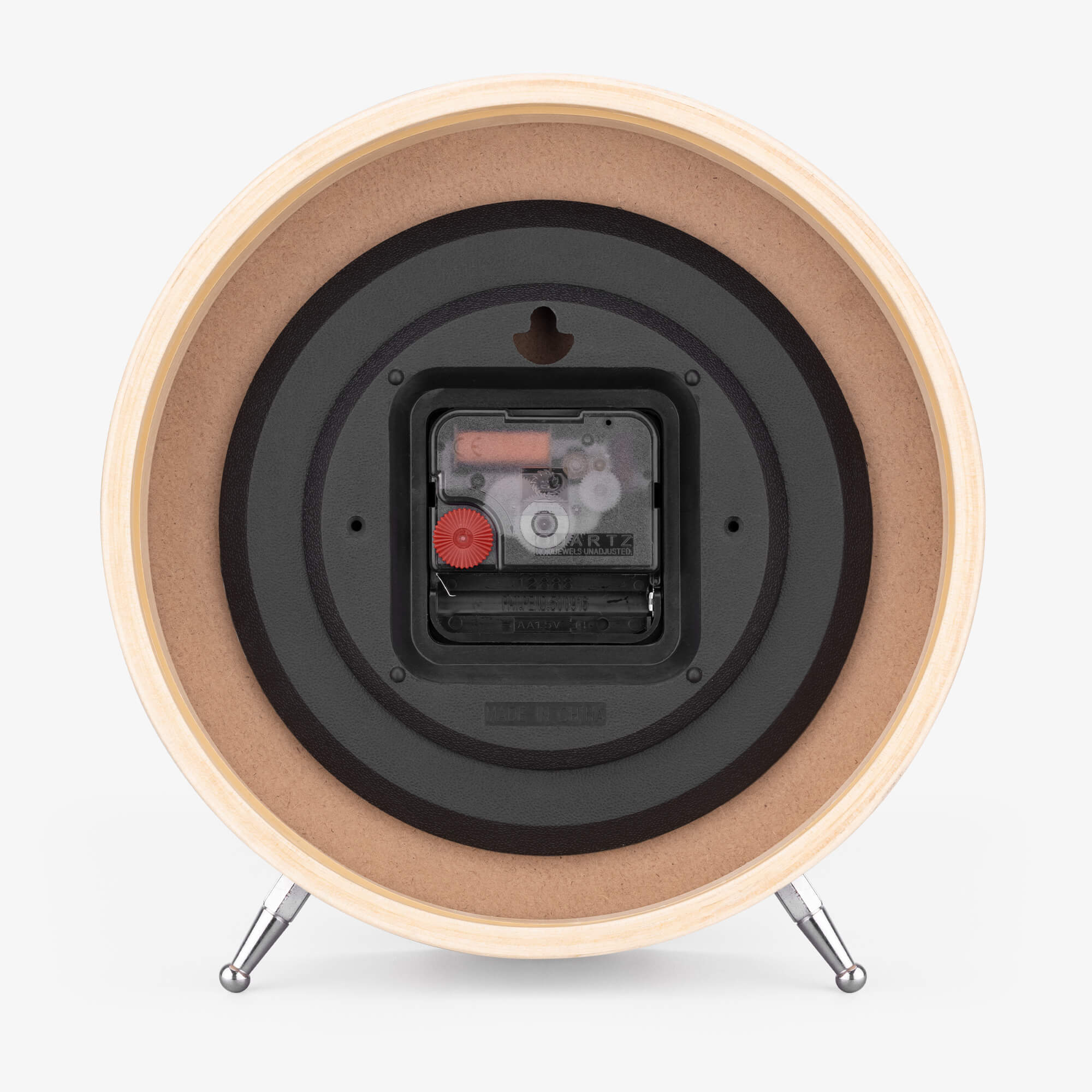 Navaris Επιτραπέζιο Ξύλινο Αναλογικό Ρολόι - Light Brown - 54997.24.01