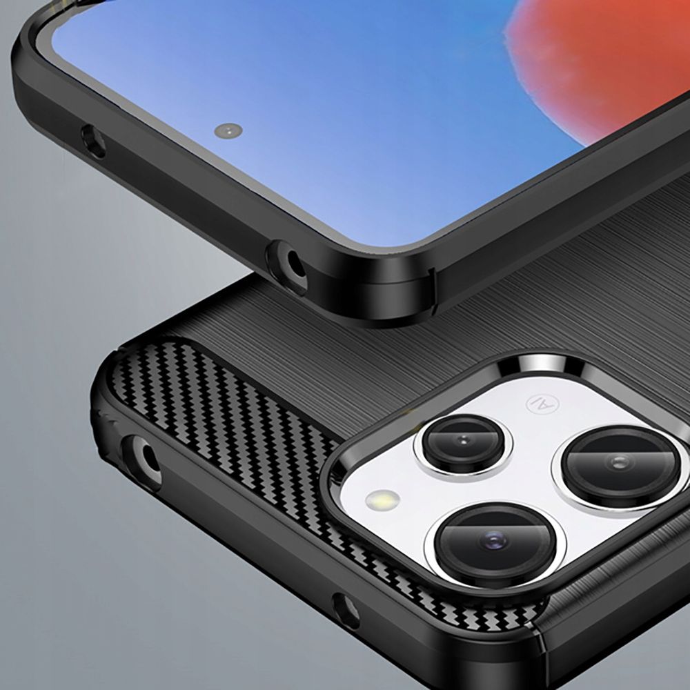 Tech - Protect Xiaomi Redmi 12 4G Carbon TPU Θήκη - Black