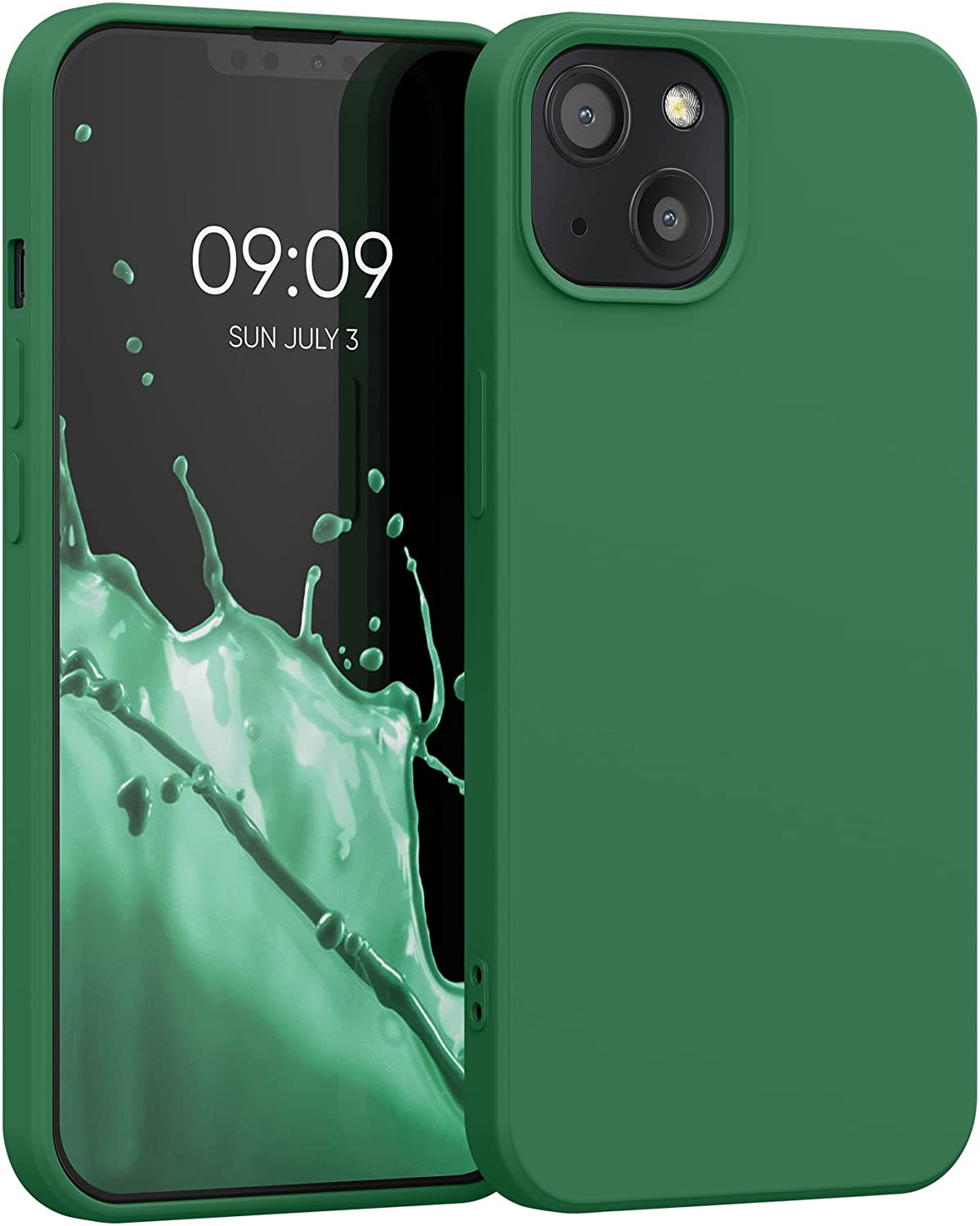 KW iPhone 13 Θήκη Σιλικόνης Rubberized TPU - Pixie Green - 55948.227