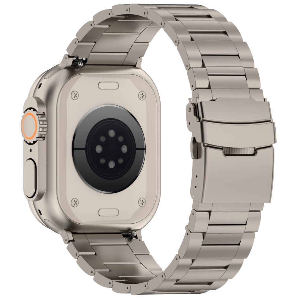 Tech-Protect Λουράκι Apple Watch 4 / 5 / 6 / 7 / 8 / 9 / SE / ULTRA 1 / ULTRA 2 - 42 / 44 / 45 / 49 mm Stainless Pro από Ανοξείδωτο Ατσάλι - Titanium