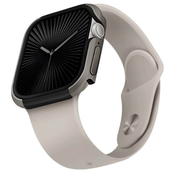 Uniq Θήκη Apple Watch 10/11 - 46mm Valencia Hybrid - Titanium Silver