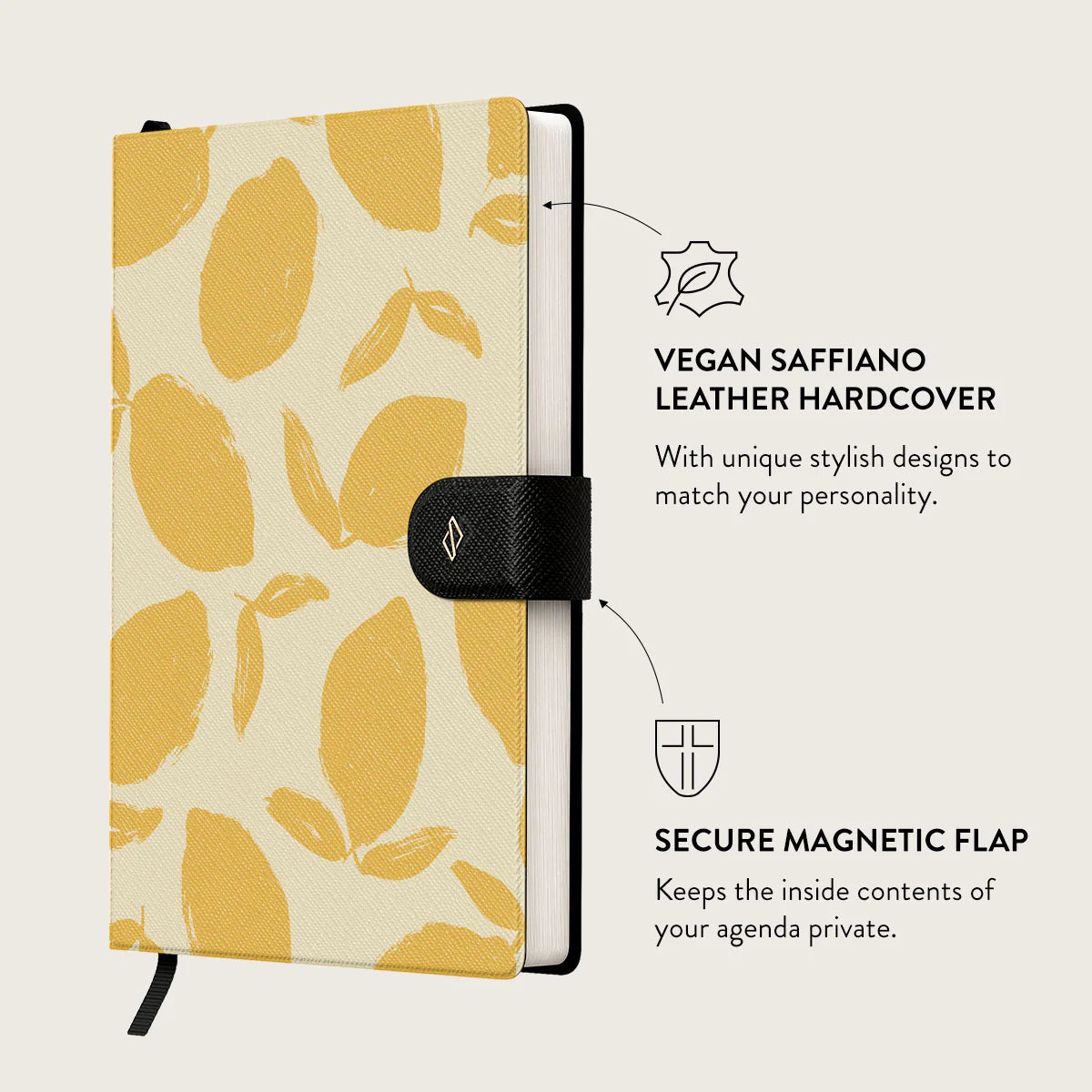 Burga Σημειωματάριο - Lined - Lemon Tart