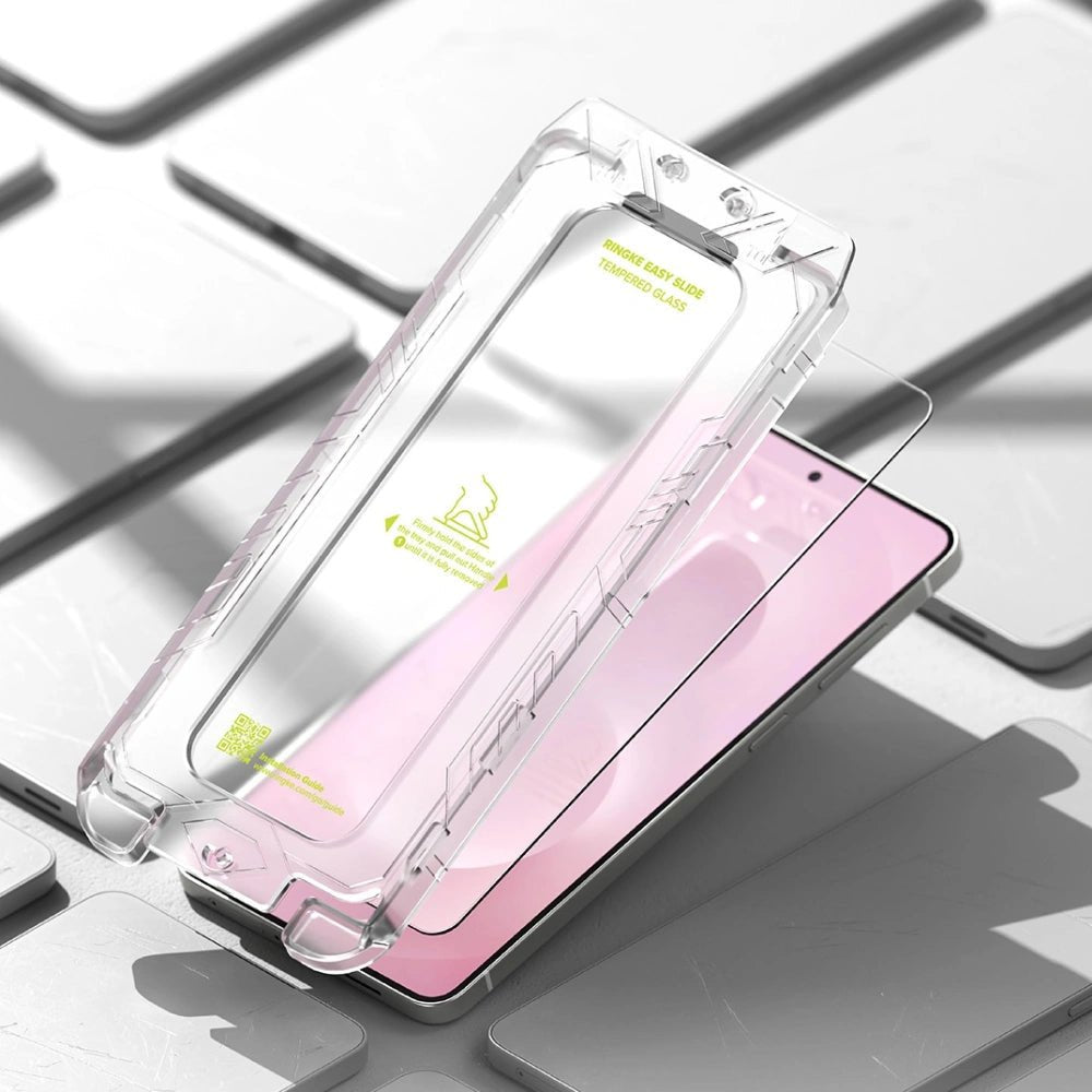 Ringke Samsung Galaxy S25 Edge - Easy Slide 2.5D 9H Αντιχαρακτικό Γυαλί Οθόνης - 2 Τεμάχια - Clear