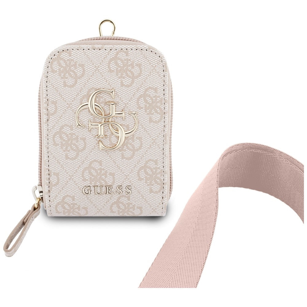 Guess Λουράκι με Πορτοφόλι - 4G Metal Logo - Pink