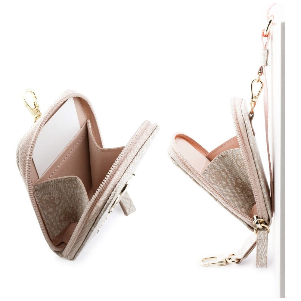 Guess Λουράκι με Πορτοφόλι - 4G Metal Logo - Pink