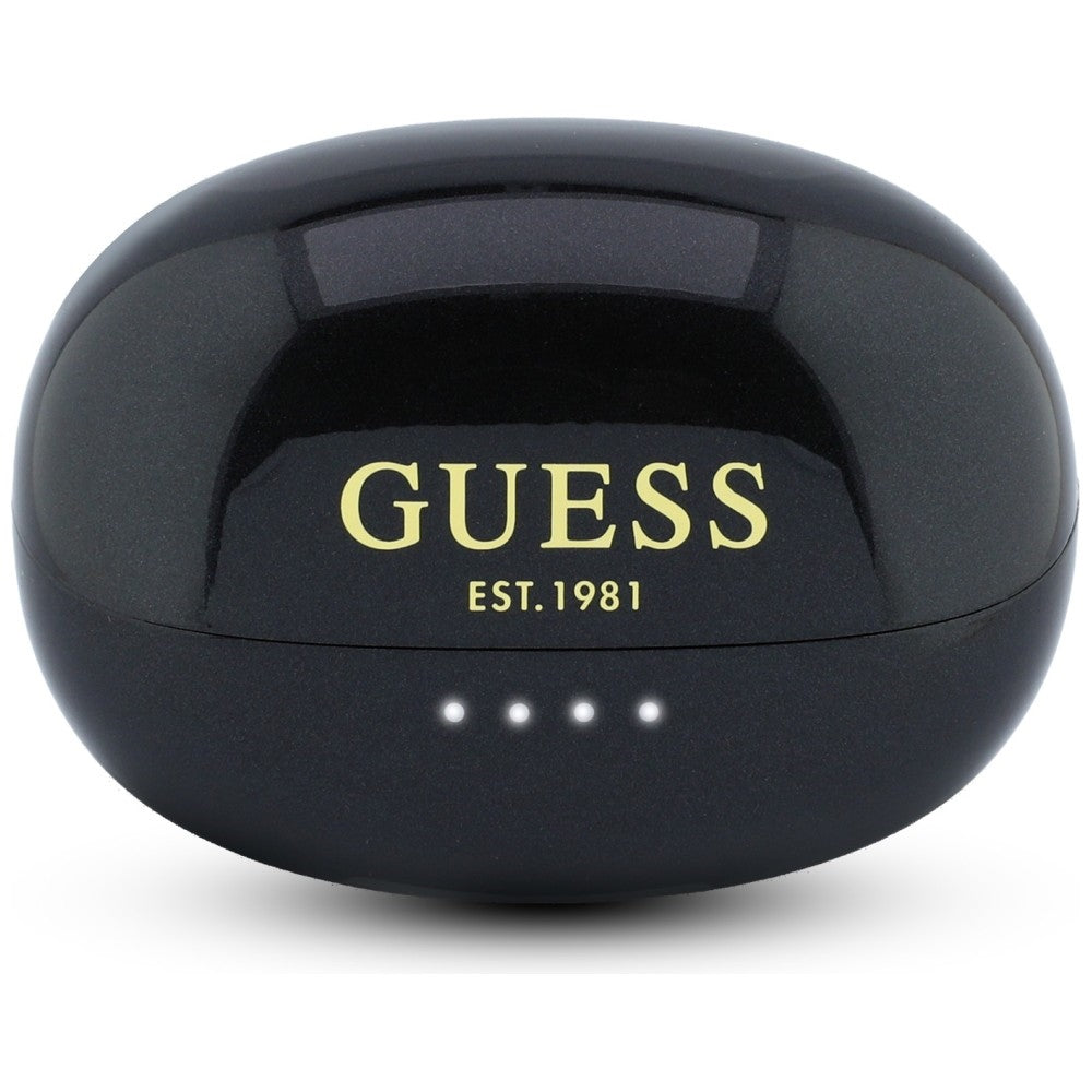 Guess Ασύρματα Bluetooth ακουστικά για Κλήσεις / Μουσική - Classic Logo OWS - Black