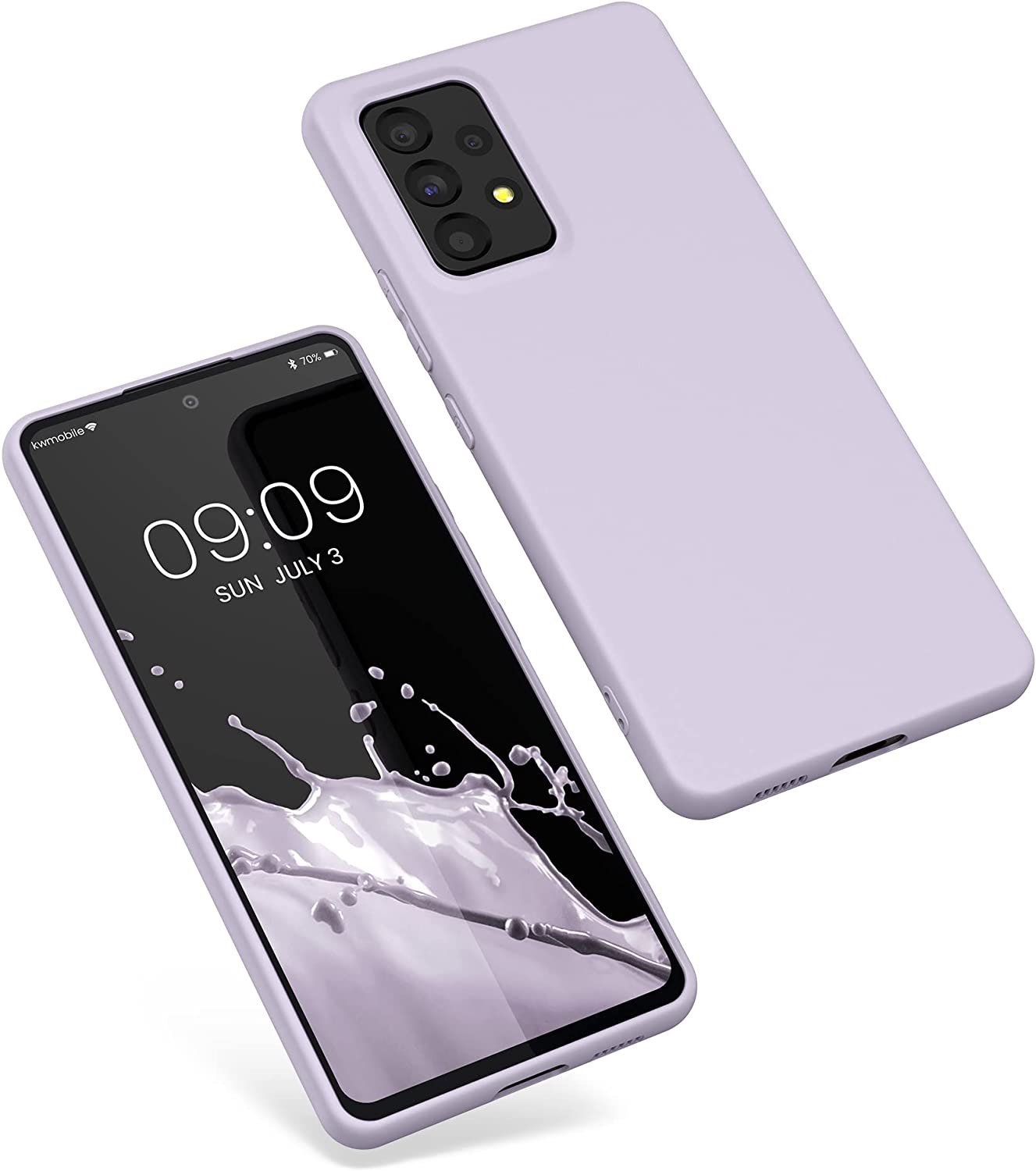 KW Samsung Galaxy A53 5G Θήκη Σιλικόνης TPU - Lavender - 57808.108