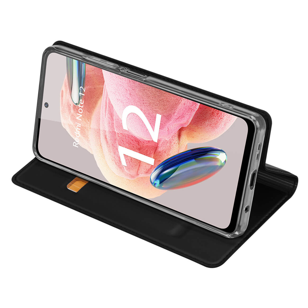 Dux Ducis Xiaomi Redmi Note 12 4G Flip Stand Θήκη Βιβλίο - Black