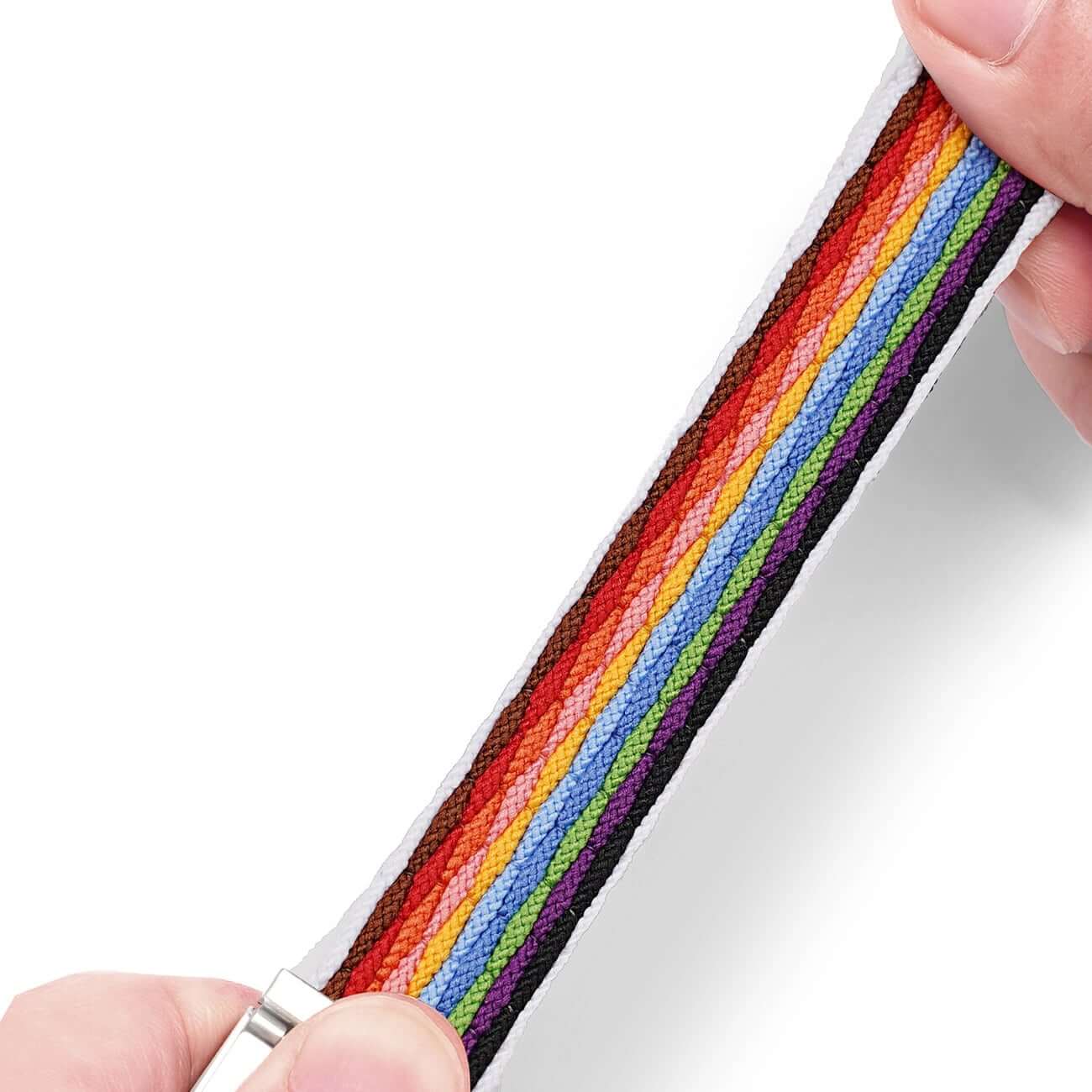 Dux Ducis Λουράκι Apple Watch 2/3/4/5/6/7/8/9/10/11 - SE (1/2/3) - 38/40/41/42mm Braided Band Mixture II Version από Νάιλον - Pale Stripes - Multicolor