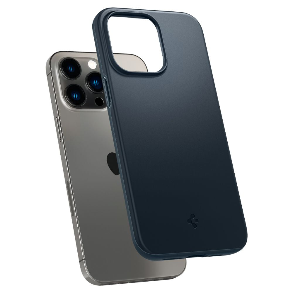 Spigen iPhone 14 Pro Thin Fit Σκληρή Θήκη - Metal Slate