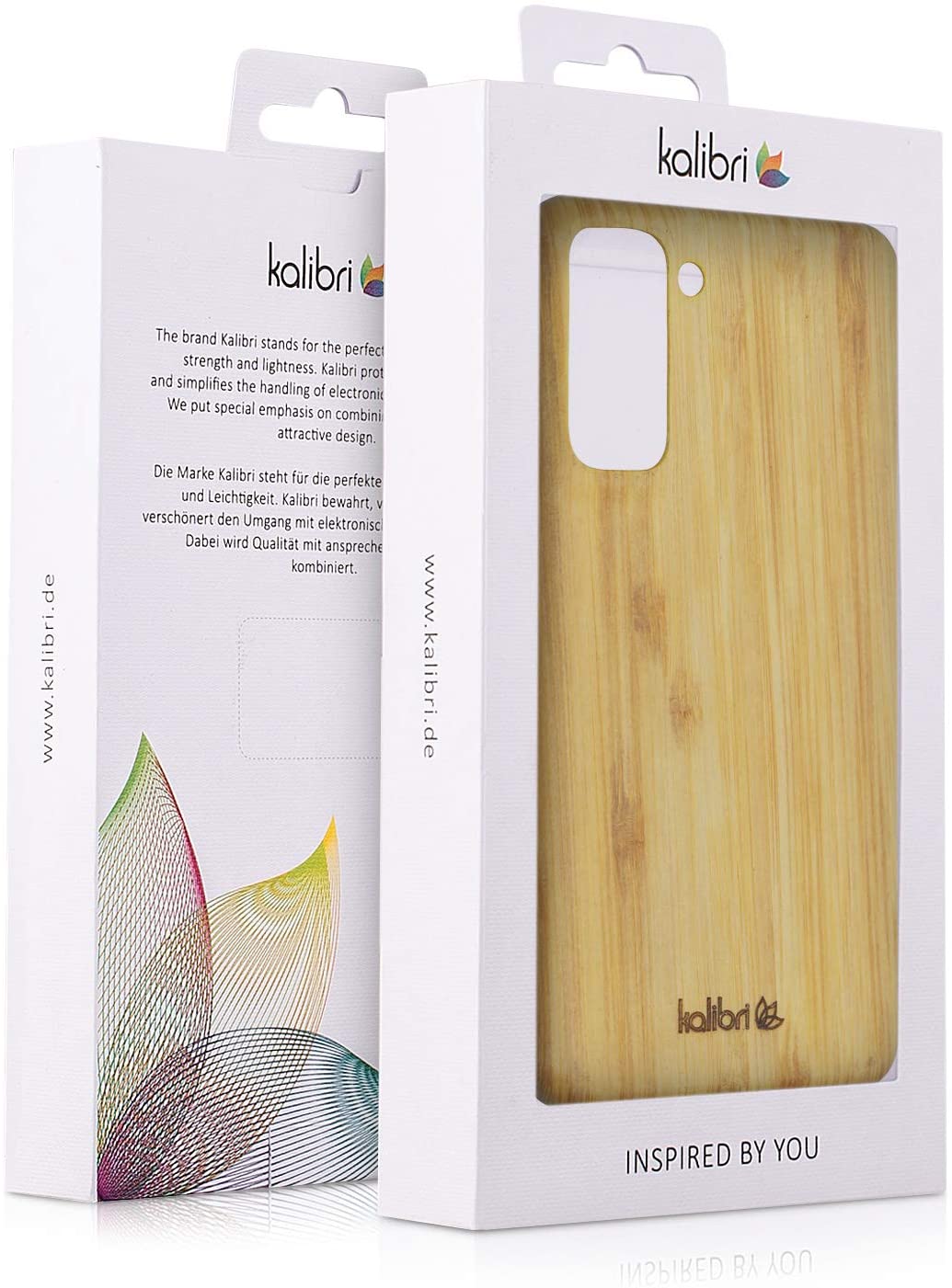 Kalibri Samsung Galaxy S21 Σκληρή Θήκη από Φυσικό Ξύλο - Light Brown - 54064.24