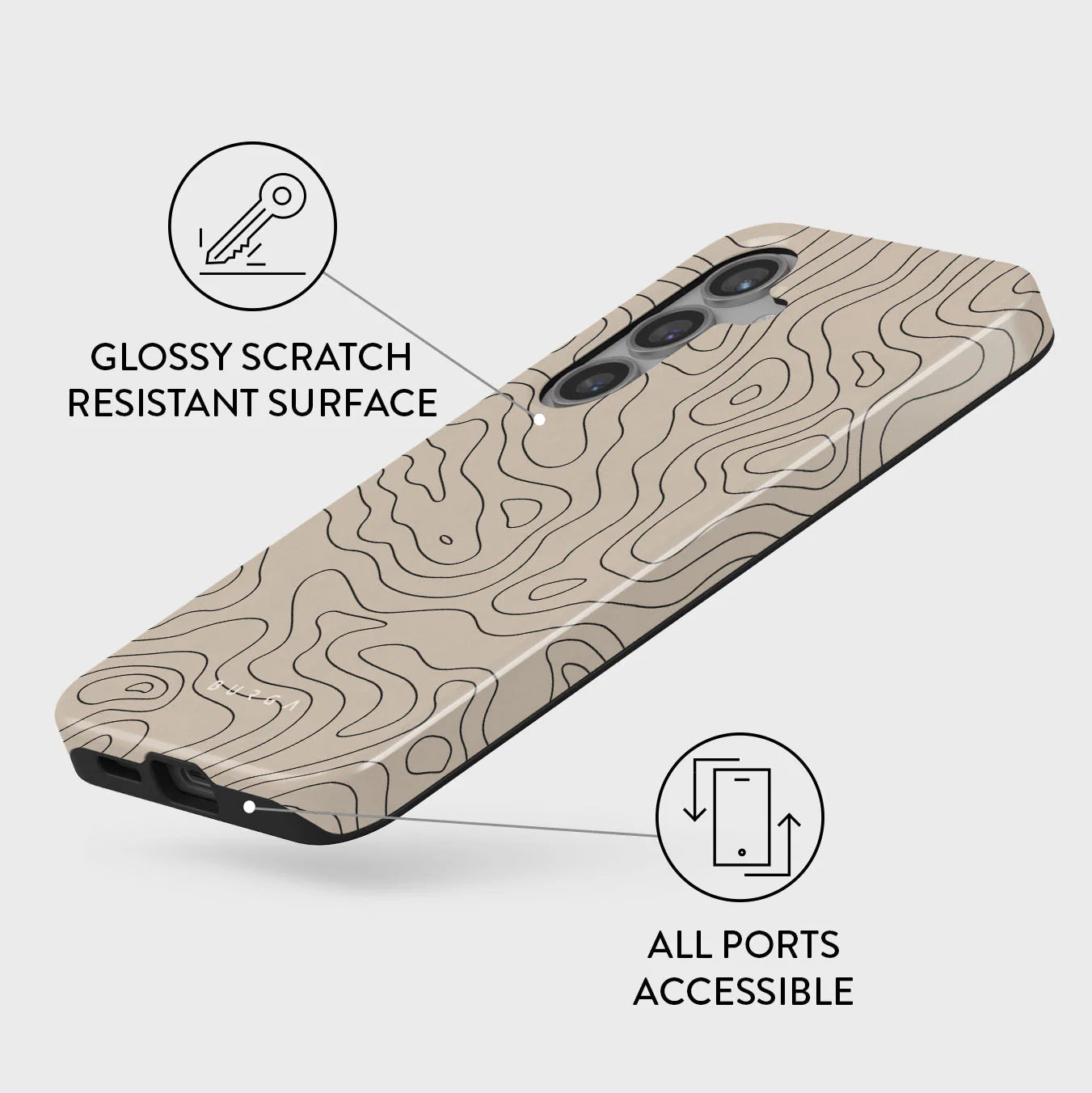 Burga Samsung Galaxy S24 Fashion Tough Σκληρή Θήκη - Wild Terrain