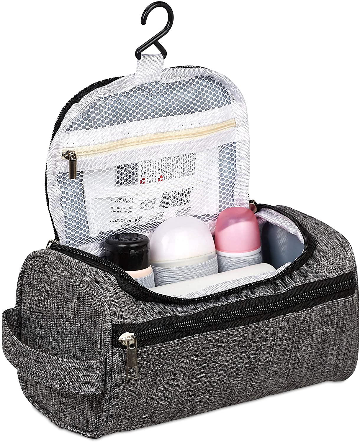 Relaxdays Κρεμαστή Τσάντα Αποθήκευσης - 13 x 23 x 13 cm - Grey - 4052025308667