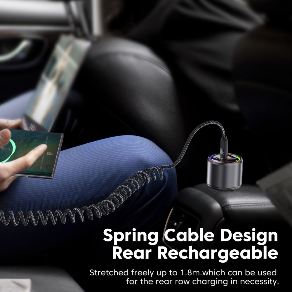 Tech-Protect UB20T UltraBoost PD100W 5A - Καλώδιο Δεδομένων και Φόρτισης Type-C to Type-C - 1.8m - Black