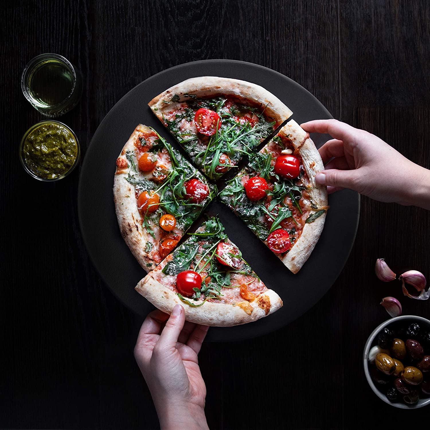 Navaris Πέτρα Ψησίματος Πίτσας - Black - 51246.02.3