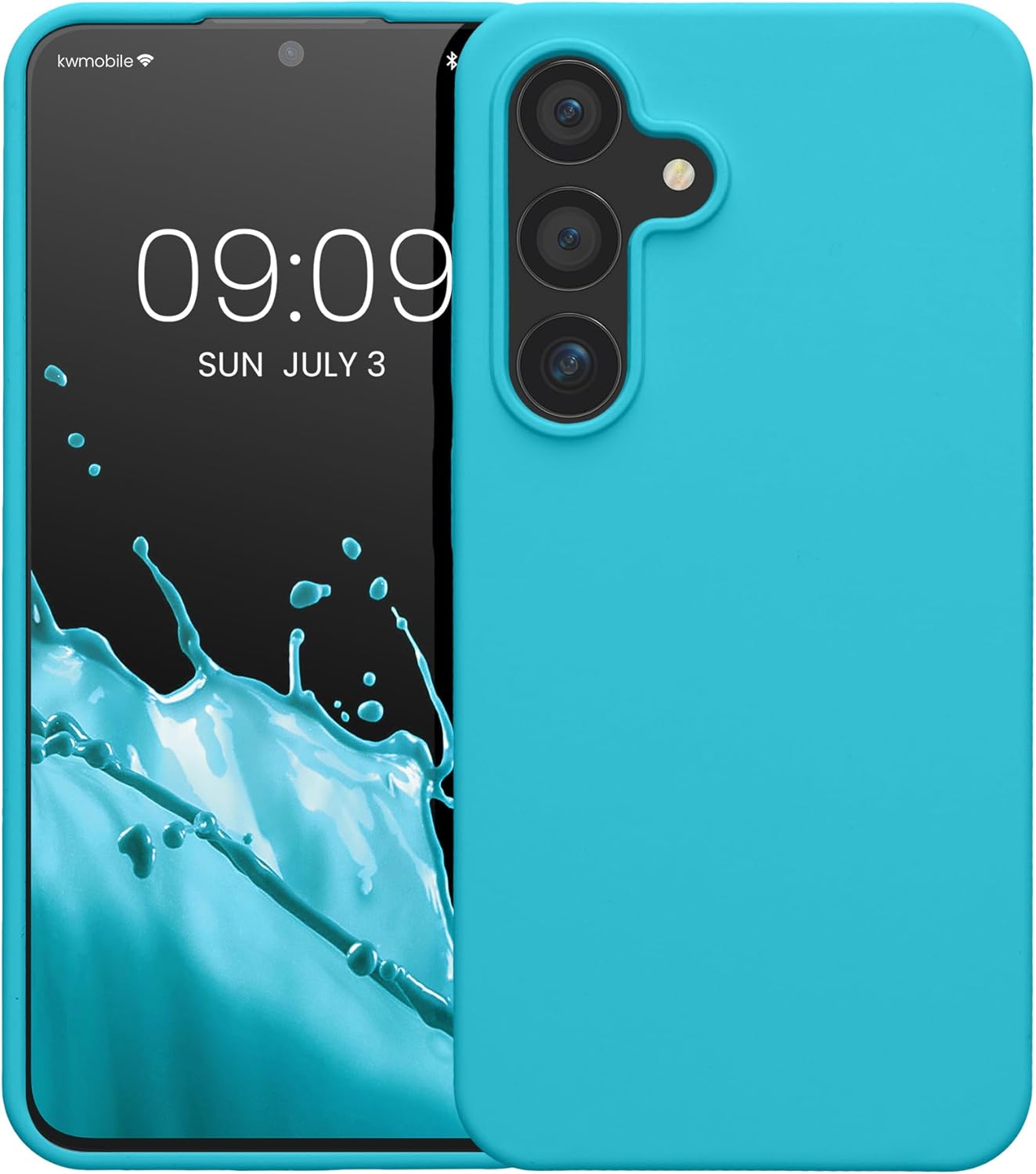 KW Samsung Galaxy S24 Θήκη Σιλικόνης Rubberized TPU - Cool Glacier