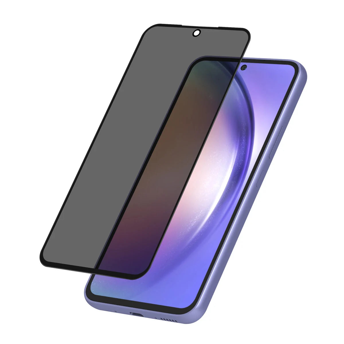 Tuniq Samsung Galaxy A54 5G - Privacy Προστασία Οθόνης - Full Screen Αντιχαρακτικό Γυαλί Tempered Glass - Μαύρο