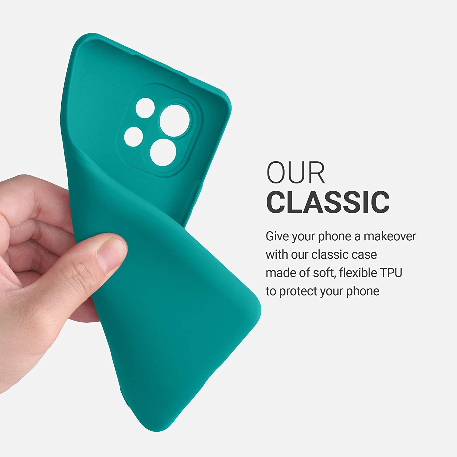 KW Xiaomi Mi 11 Θήκη Σιλικόνης TPU - Petrol Matte - 54188.57