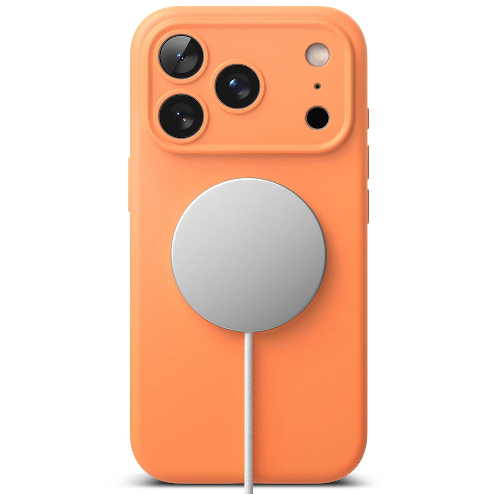 Ringke iPhone 17 Pro - Silicone Magnetic MagSafe - Θήκη Σιλικόνης με MagSafe - Tangerine