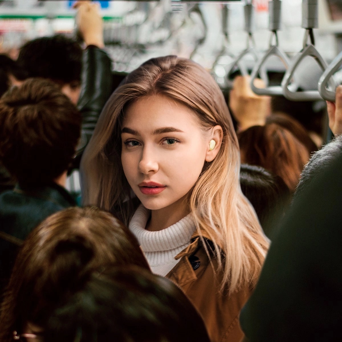 Baseus Encok WM01 Bluetooth 5.3 - Ασύρματα ακουστικά για Κλήσεις / Μουσική - Yellow - NGTW240011