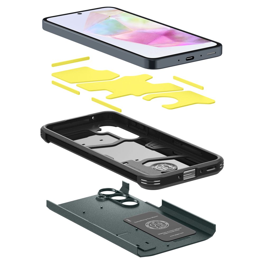 Spigen Samsung Galaxy A35 5G Tough Armor Σκληρή Θήκη - Abyss Green