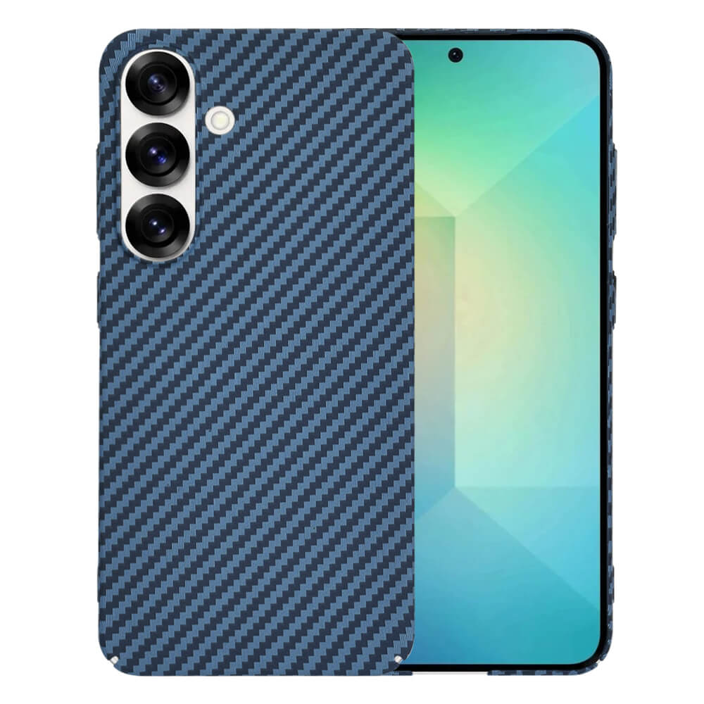 Techsuit Samsung Galaxy S25 Σκληρή Θήκη Carbonite FiberShell - Cyan