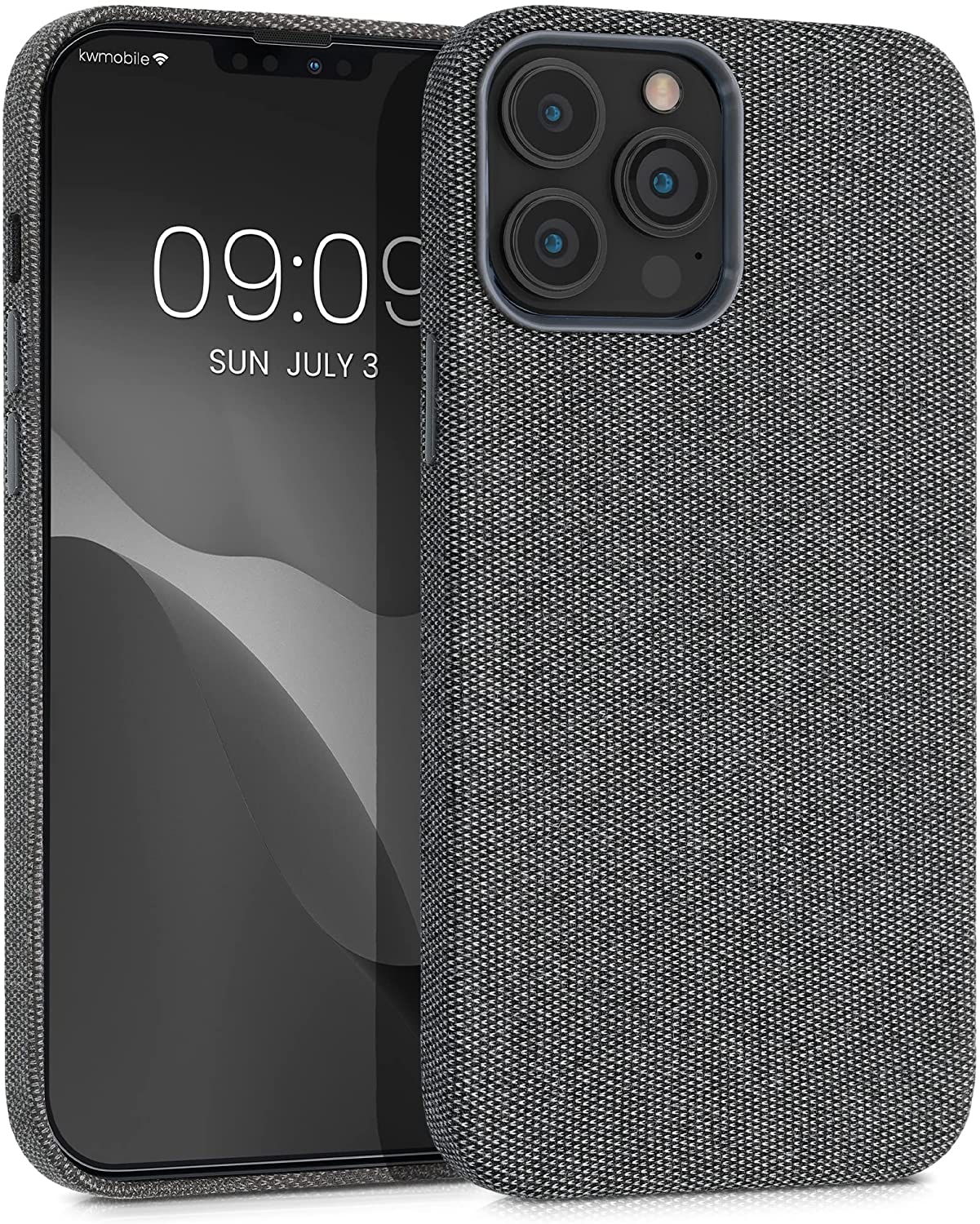 KW iPhone 13 Pro Max Θήκη Σιλικόνης TPU Canvas - Grey - 56773.22