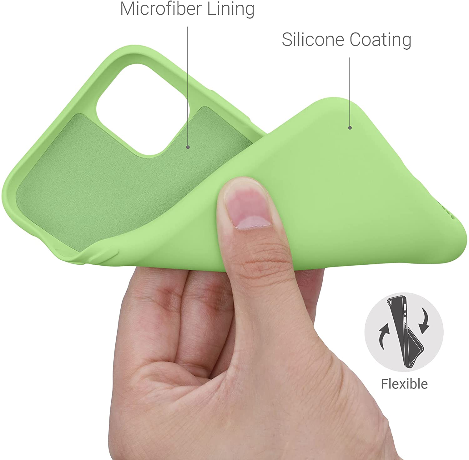 KW iPhone 11 Θήκη Σιλικόνης Rubberized TPU - Tomatillo - 50791.214