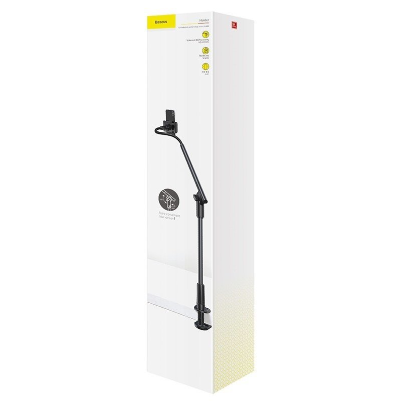 Baseus Unlimited Adjustment Lazy Mobile Holder - Βάση Στήριξης Κινητών με Ρυθμιζόμενο Βραχίονα - Grey - SULR - 0G