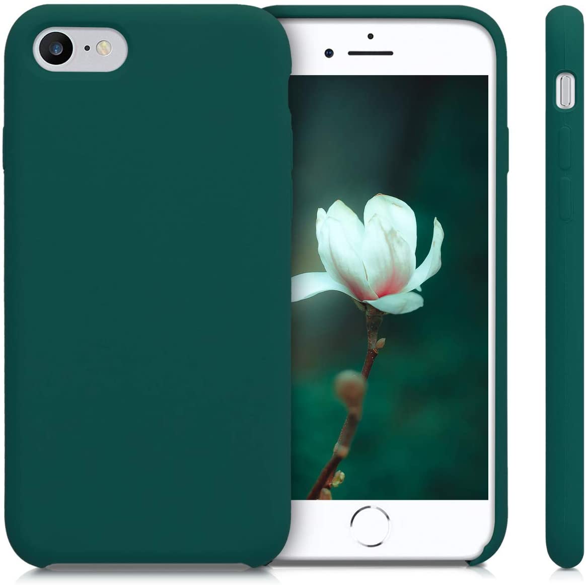 KW iPhone SE 2022 / SE 2020 / 7 / 8 Θήκη Σιλικόνης Rubber TPU - Turquoise Green - 40225.184